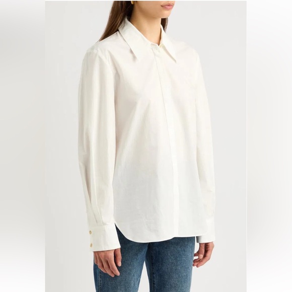 KHAITE Tops - Khaite Minta Cotton Shirt, 4, White